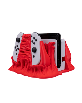 Organiczny Stojak Docka + 2x Uchwyt na 2 Kontrolery do Nintendo Switch (Zestaw na 4 Joy-Cony)
