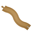 Tor falisty 21cm dla drewnianej kolejki (1)