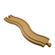 Tor falisty 21cm dla drewnianej kolejki (3)