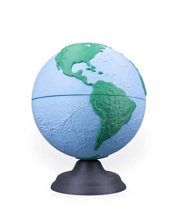 Podróż do Wnętrza Ziemi - Model 3D Globus z Przekrojem Ziemi (3)