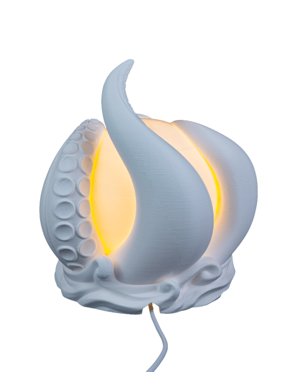 Lampka Nocna z Mackami Ośmiornicy Kula Otchłani LED Duza 16cm (3)