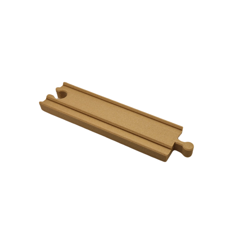 Tor prosty 14cm dla drewnianej kolejki (3)