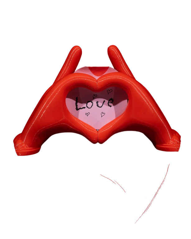 Dłonie tworzące serce Emoji Ramka na zdjęcie (2)
