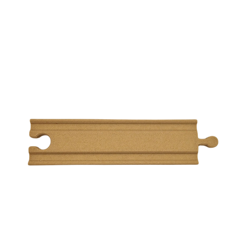 Tor prosty 14cm dla drewnianej kolejki