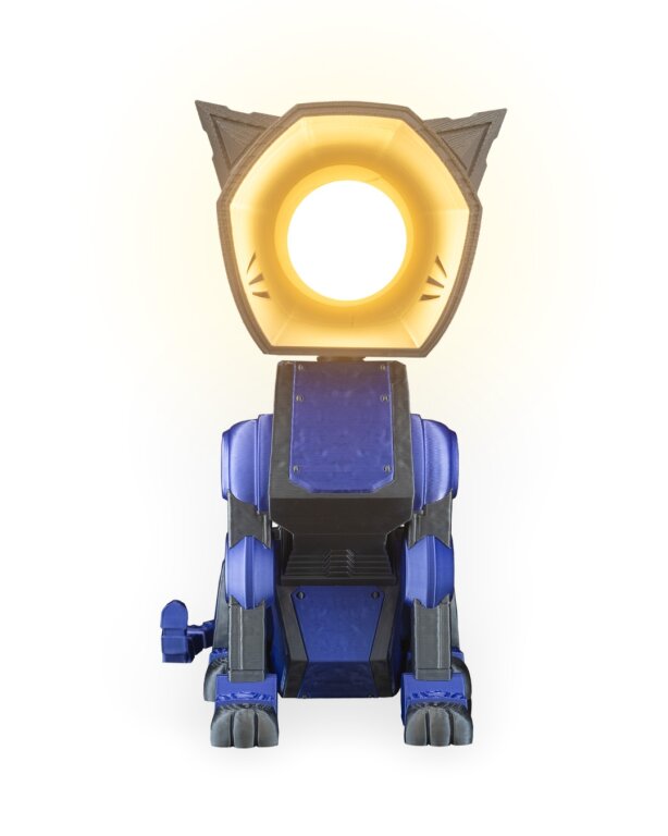  Mechaniczny Kot Lampa na Biurko Steampunk (2)