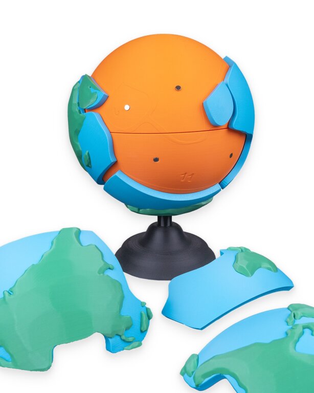 Edukacyjny Globus Puzzle Płyt Tektonicznych Układanka 3D (2)