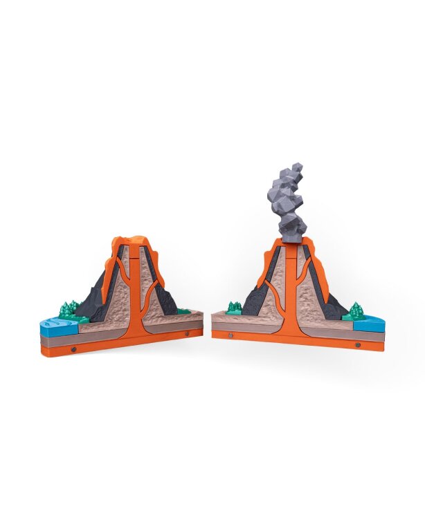 Wulkan w Przekroju - Edukacyjny Model 3D (Rozkładany) (3)