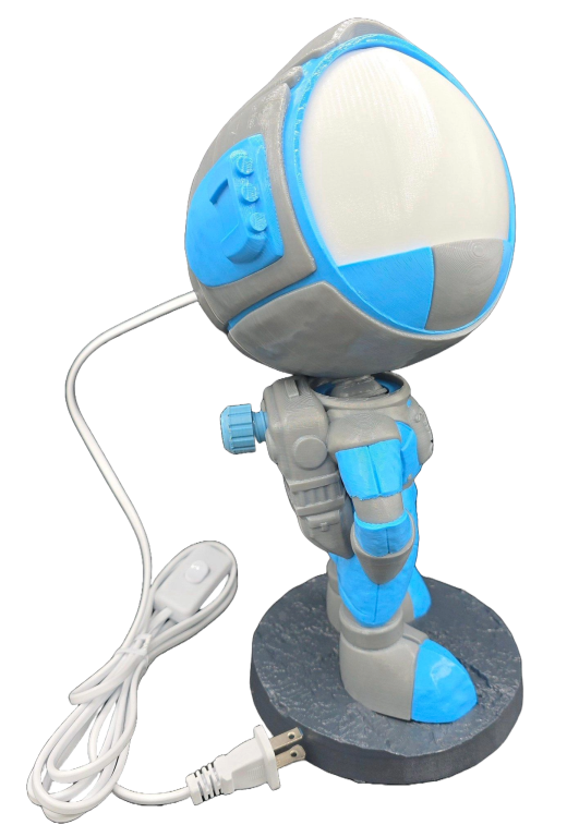 Mechaniczny Astronauta Lampa na Biurko Steampunk (6)