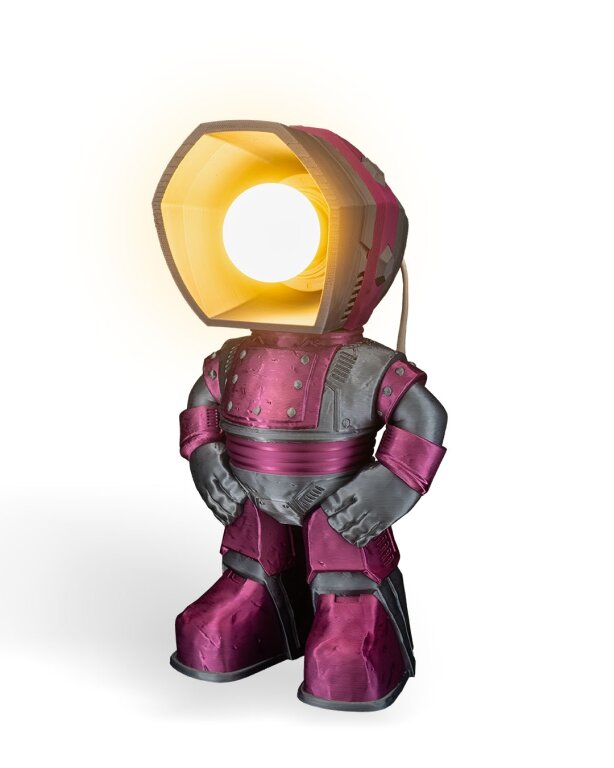 Mechaniczny Koleś Lampa na Biurko Steampunk (3)