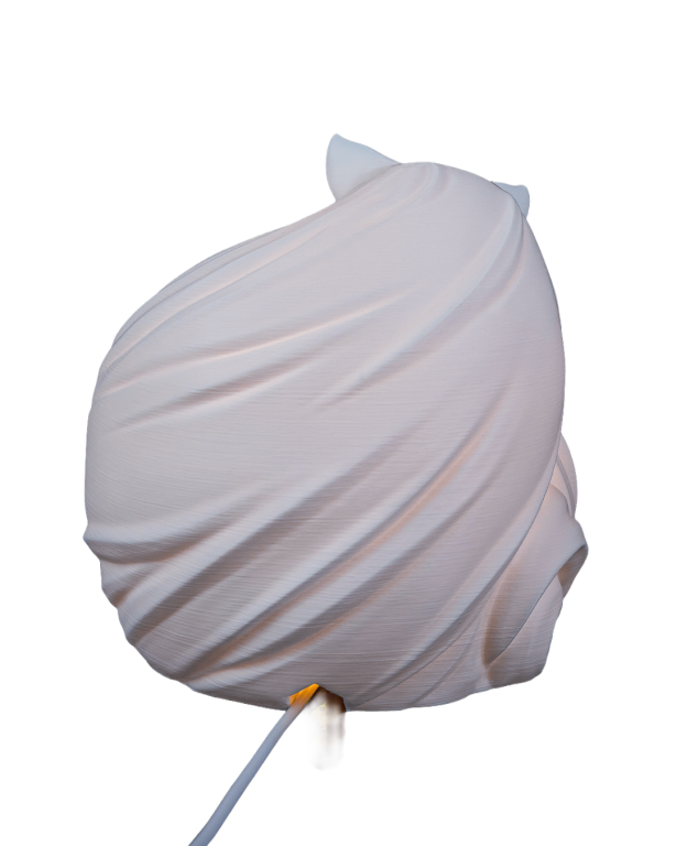 Lampka Nocna na Stolik Śpiący Kotek z Kulą Światła LED Duża 14cm (5)