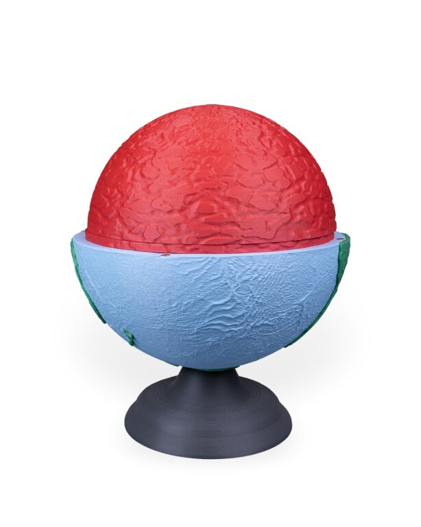 Podróż do Wnętrza Ziemi - Model 3D Globus z Przekrojem Ziemi (5)