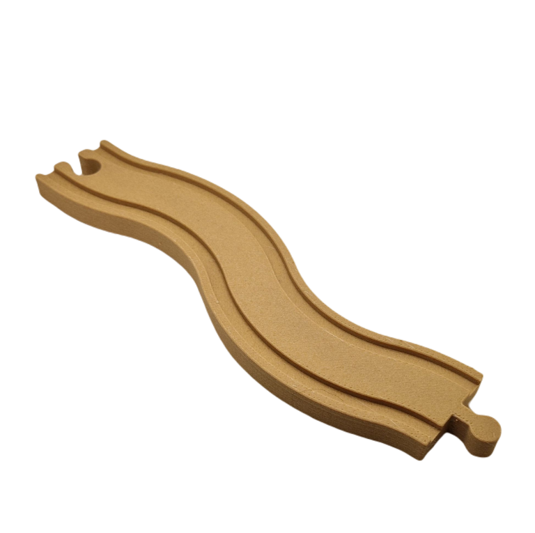 Tor falisty 21cm dla drewnianej kolejki (3)