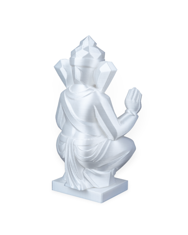 Minimalistyczna Rzeźba Ganeśi Ganesha - Nowoczesna Figurka Stojąca (4)