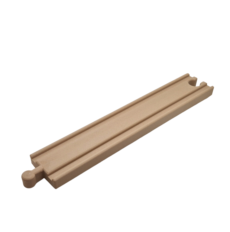 Tor prosty 22cm dla drewnianej kolejki (2)