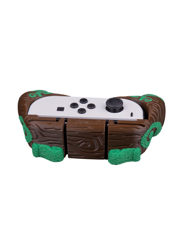 Uchwyt Leśna Kora z Pnączem na 1 Kontroler Joy-Con (do Stojaka Omszała Kapliczka) (4)