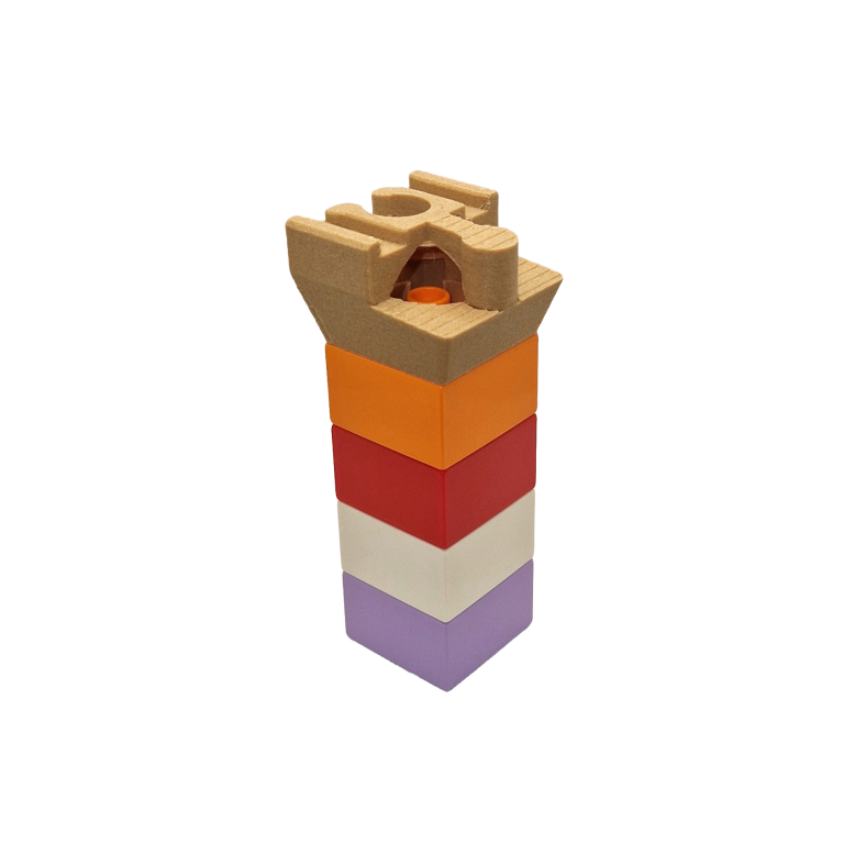 Łącznik LEGO Duplo adapter most dla drewnianej kolejki (2)