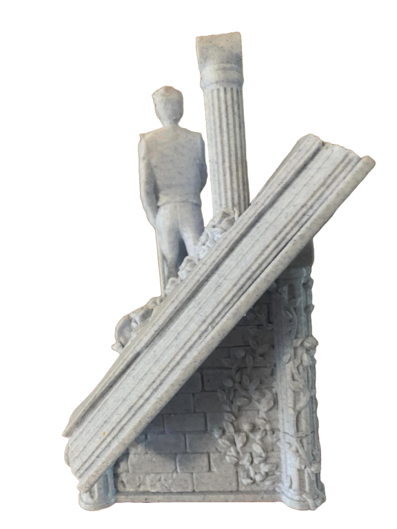 Romantyczna figura pary na książce (10)