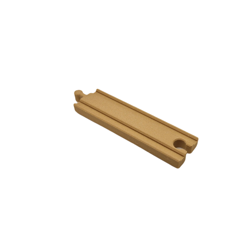 Tor prosty 14cm dla drewnianej kolejki (2)
