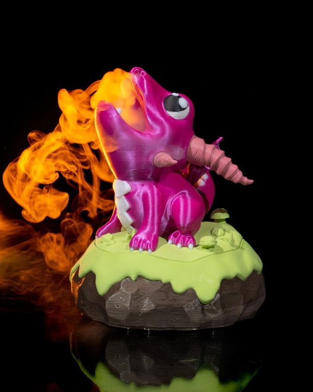 Magiczny Różowy Smok - Ultradźwiękowy Nawilżacz Powietrza i Dyfuzor Zapachowy LED USB (12)