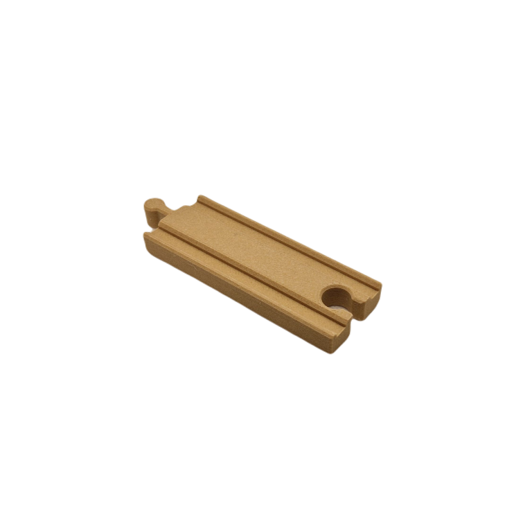 Tor prosty 11cm dla drewnianej kolejki (4)